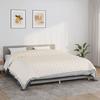 VidaXL Weighted Blanket Light Cream 235x290 Cm 11 Kg Fabric 350768