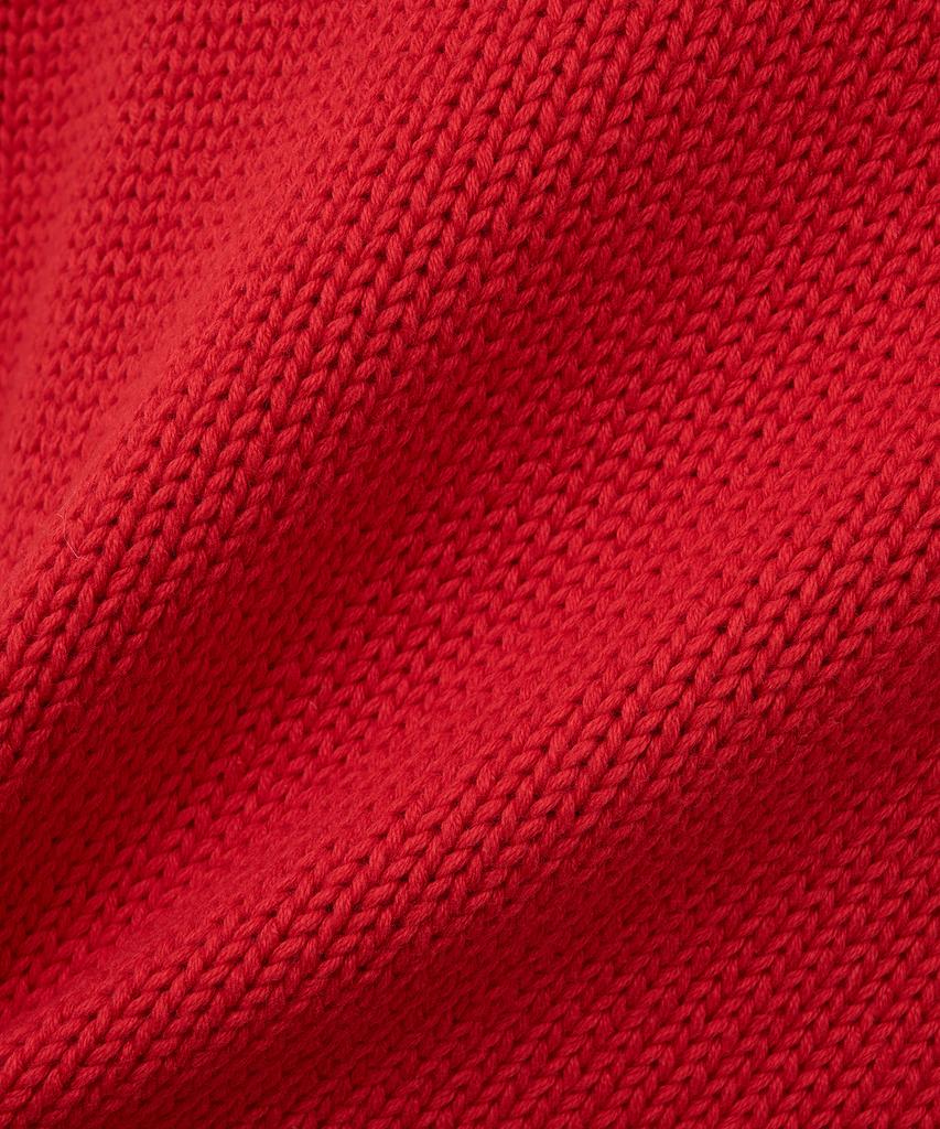 NOIRER FOR WOMAN Heavy Cotton Crop Knit (Red)