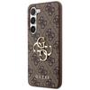 Guess Guhcs24M4Gmgbr S24+ S926Brązowy/Brown Hardcase 4G Duże Metalowe Logo
