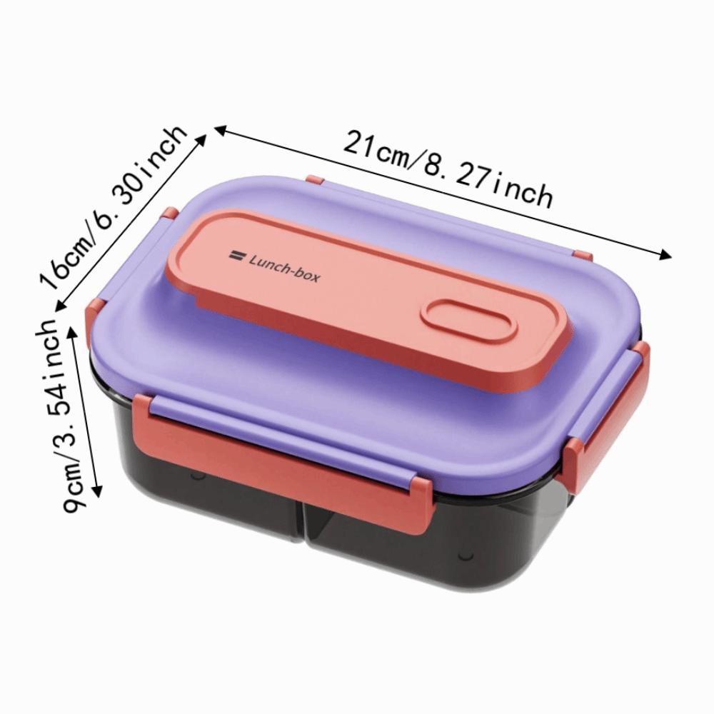 Sealed Divided Lunch Box Leak-proof Fruit Food Boxes Food Storage Container Outdoor Activities