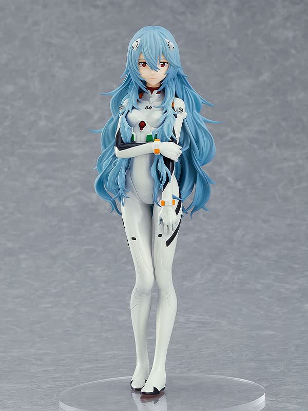 Good Smile Company POP UP PARADE Rebuild of Evangelion Rei Ayanami Long Hair Plastic Painted Complete Figure for Resale Ver. Non-scale
