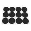 12 шт. черных самоклеящихся напольных защитных покрытий для мебели, диванов, столов, стульев, резиновых ножек, круглых