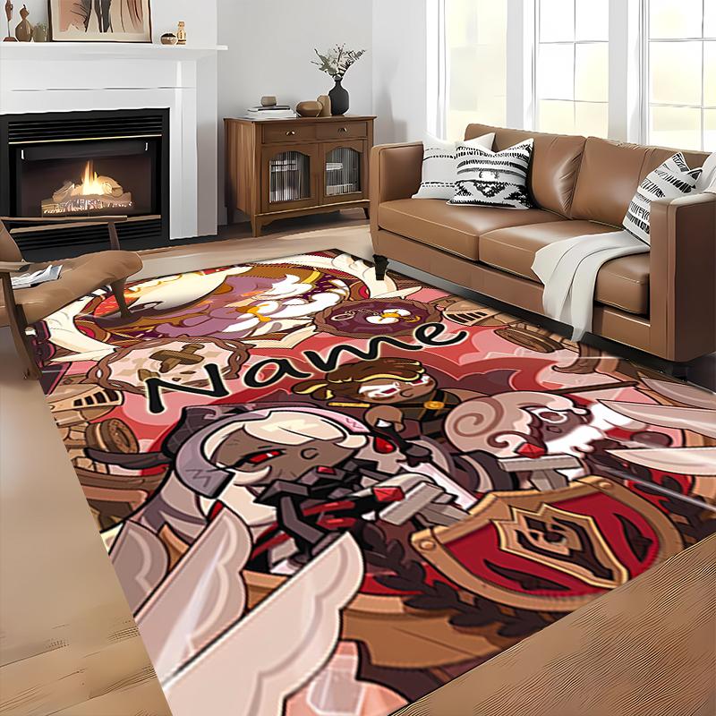 Custom personalization Cookie Run Area Rug - Perfect For Kitchen, Bathroom,Laundry Room Decor Large Size Available,Gift All Seasons