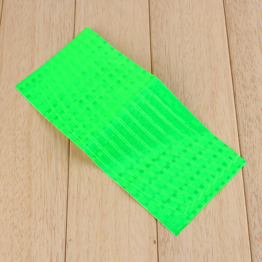 Флуоресцентные велосипедные велосипедные обода светоотражающие наклейки-наклейки-отражатели