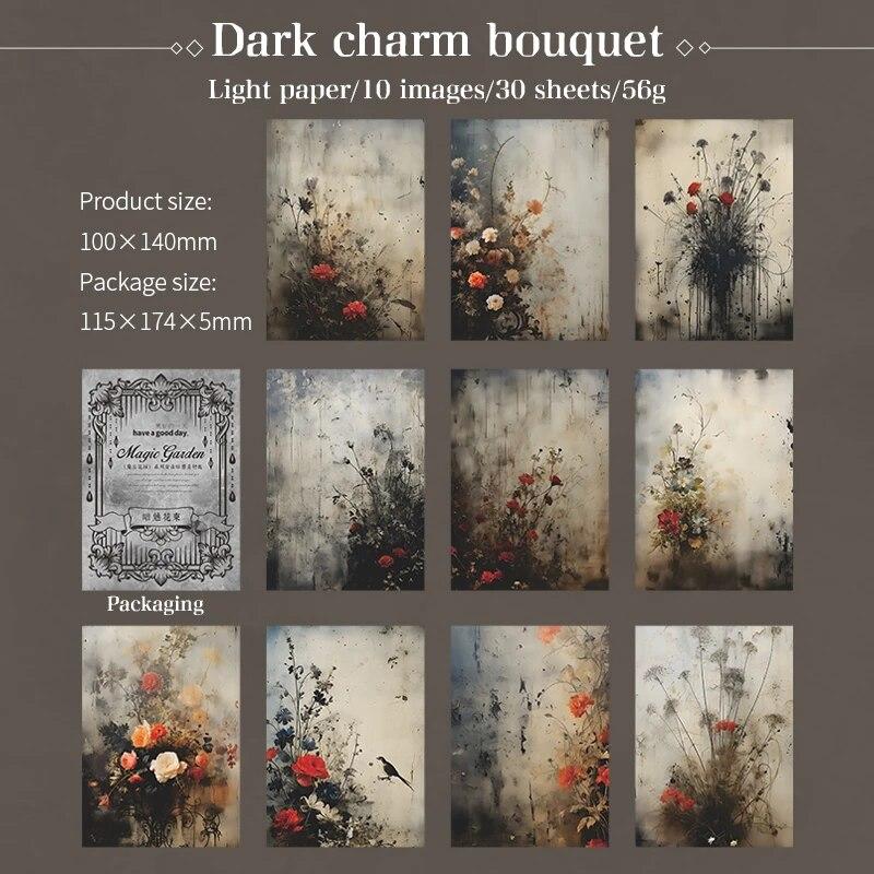 30 шт. винтажная декоративная бумага INS DIY дневник, альбом, материал для скрапбукинга, фоновая бумага ручной работы, принадлежности для ненужных журналов
