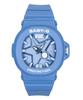 Женские часы Baby-G Аналоговые Полимерные Синий циферблат Кварцевые BGA-10D-2A2 100М