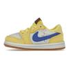 Travis Scott x Air Jordan 1 Retro Low OG SP TD Канареечные Детские Кроссовки Желтый/Голубой/Светло-серебристый DZ5908-700