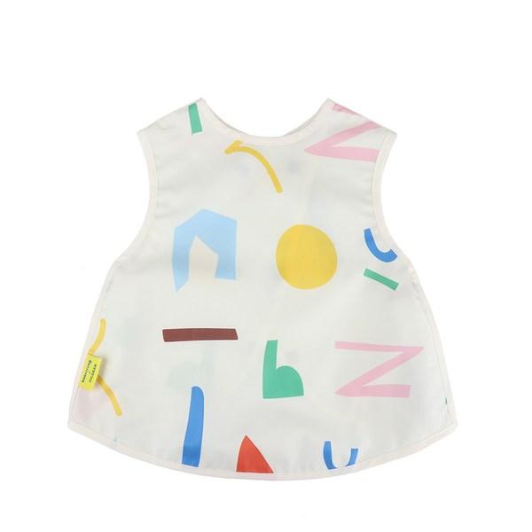 Yulgran Art Play самостоятельный фартук для детского питания, нагрудник, водонепроницаемая детская одежда, халат для детского сада, розовый, 1 шт., 1 шт.