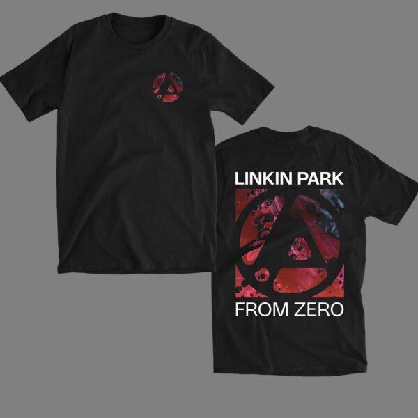Unisex Футболка Linkin Park From Zero World Tour с текстурой