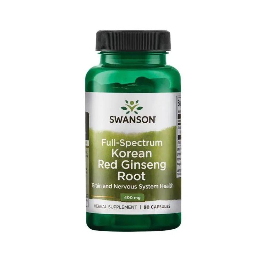 Full Spectrum Korean Red Ginseng Root, 400mg - 90 caps