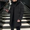 - Large Size Long Cotton-padded Clothes, Men's Loose Hooded Cotton-padded Jackets, Warm Coats, Thickened Down Cotton-padded Jackets, Cold-proof.