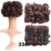Curly Hair Chignons Hair Bun Claw Clip On Hair Wedding Retro Style