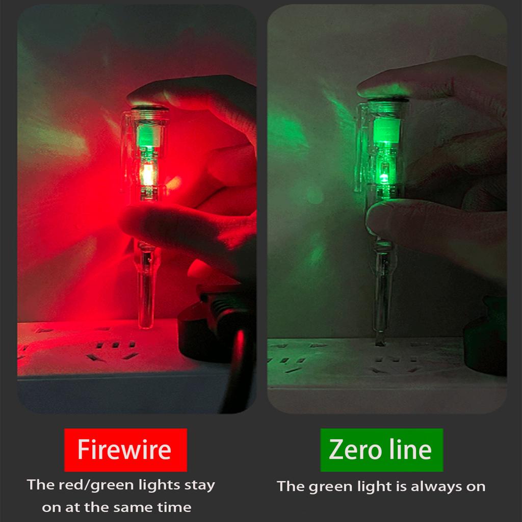 1/2/3 шт. Интеллектуальная ручка-тестер напряжения с LDE, индукционная ручка-детектор мощности, электрическая отвертка, индикатор, тестер цепи