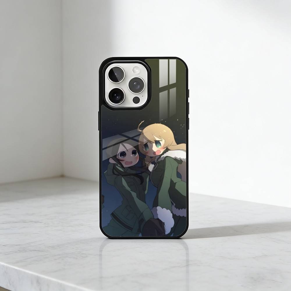 GLT Anime Chito x Y-Yuri Phone Case For iPhone17,16,15,14,13 Plus,Pro Max Magnetic For Magsafe Wireless Charging