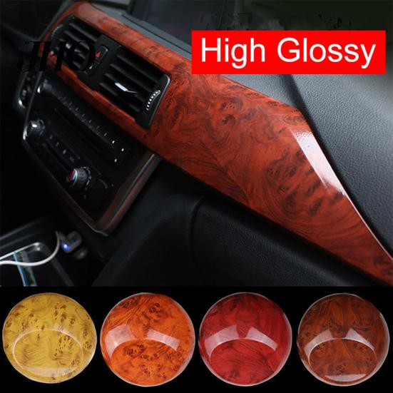 Wood Grain Trim 30cmx100cm Car Stickers Interior Cover Styling Change Color Film