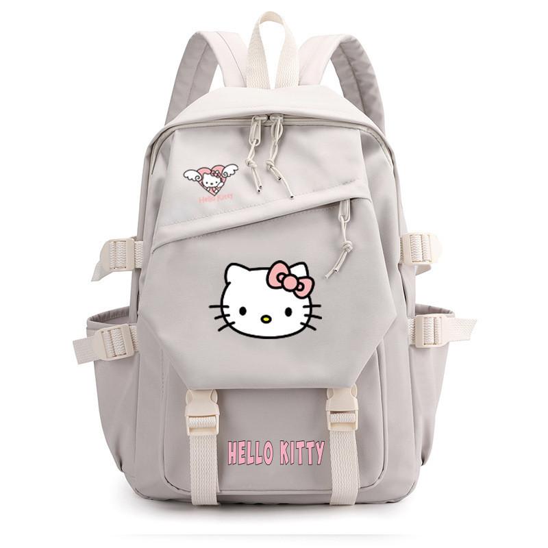 Hello Kitty School Backpack For Middle School And High School Fashionable Cartoon Nylon