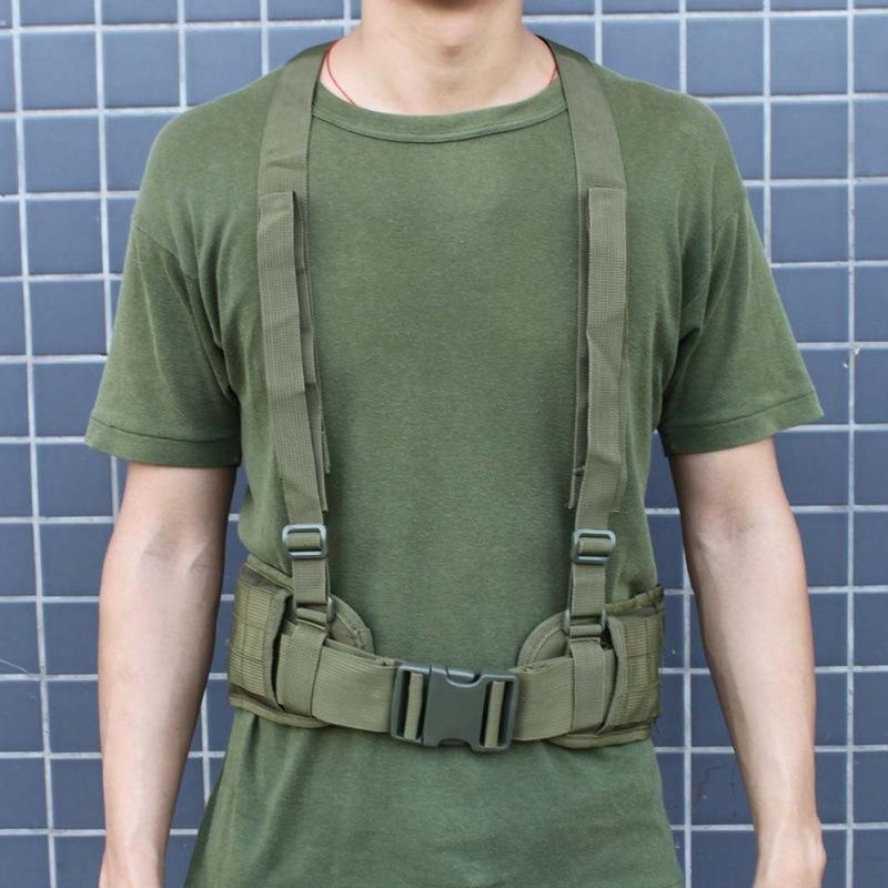Molle Belt Waist Seal Multifunctional Camouflage Nylon Back Belt Outdoor Sport Girdle Waist Support