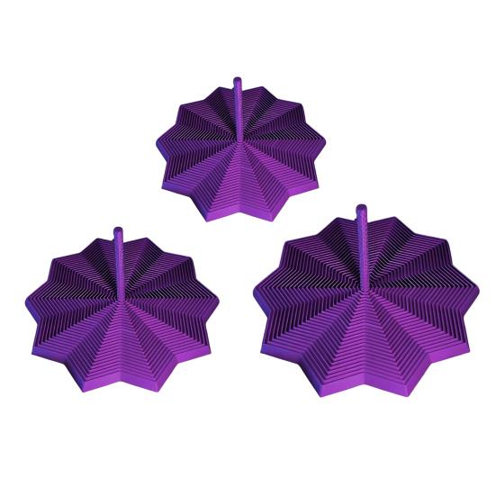 1/3 шт. 3D-печать Расширяющаяся Фиджет-звезда Расширяемый Фрактальный Шестиугольник с Ручкой Снятие Стресса Тревоги Сотовая Вращающаяся Спиральная Звезда Сенсорная Игрушка