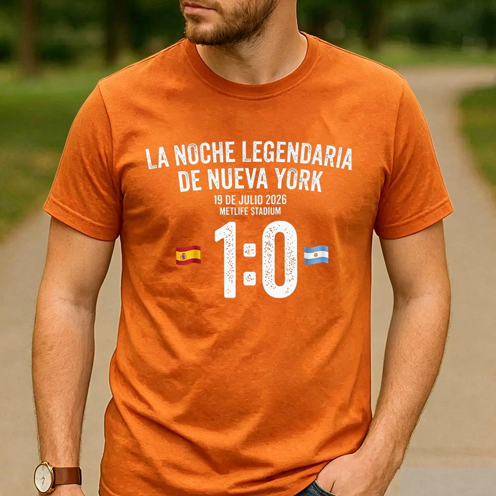 10 Spain vs Argentina Graphic Print Cotton T Shirt Unisex Unisex Unisex Crew Neck Short Sleeve Sports Match Streetwear Daily Tops