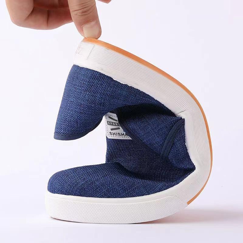 Old Beijing Men's Cloth Shoes Non-slip Wear-resistant Low-top Sneakers Canvas Men's Shoes