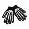 Knitting Gloves Skeleton Head Full Fingers Print Warm Breathable Slip Non Horror Gloves Boy Han W7Q4