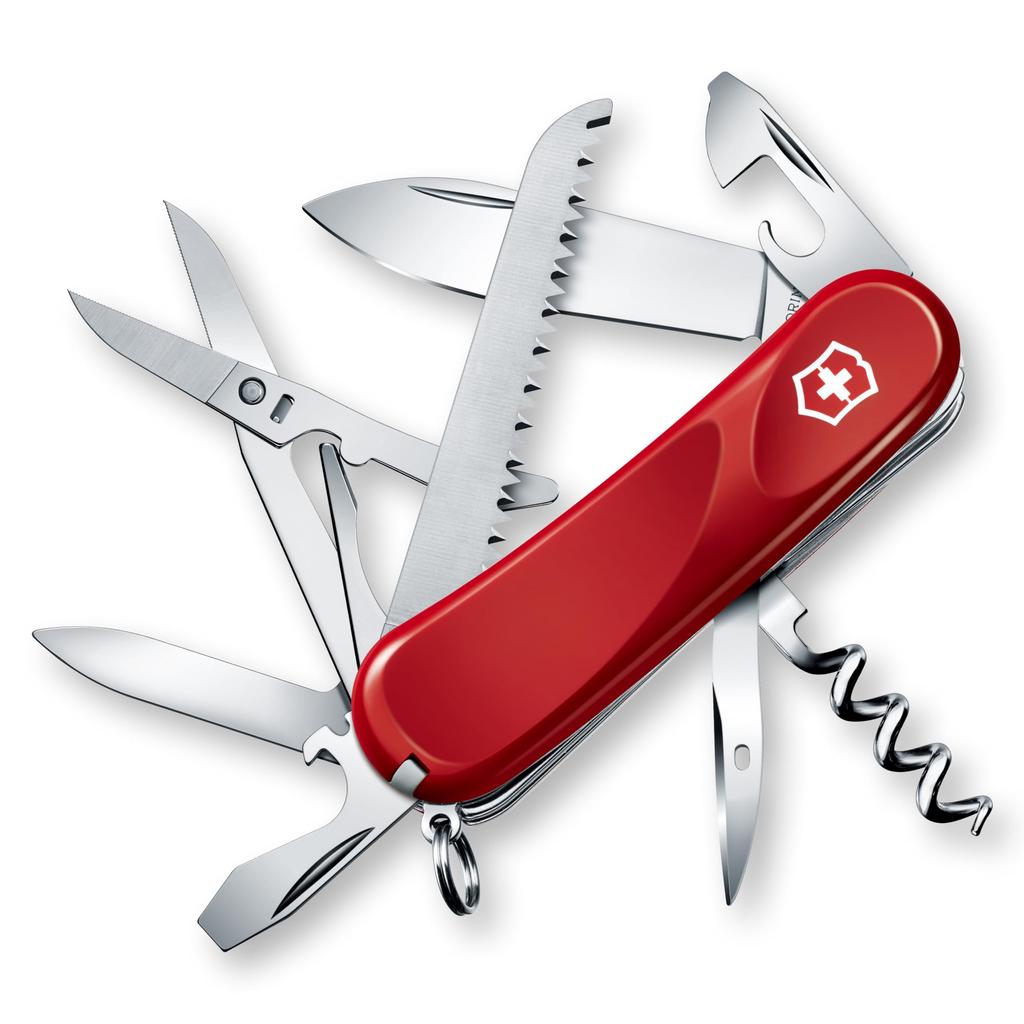 Victorinox Швейцарский армейский нож Evolution 17 и штопор с 13 - Многофункциональный нож, пила, функции. Мультитул швейцарского производства. 2.3913.SE