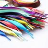 2cm Wide  Bootlace 100cm Hot New Ribbon Satin  String Sport Shoelaces  Shoe Laces Flat  Fashion