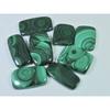 08Pcs Natural Green Malachite Octagon Cabochon Loose Gemstone 266Cts. Lot C-456