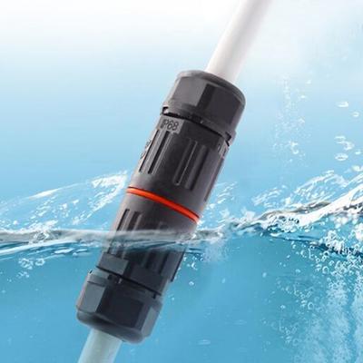 IP68 промышленный электрический водонепроницаемый проводной кабельный разъем для использования на открытом воздухе
