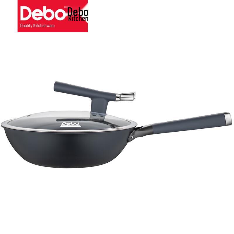 Вок Debo с титановым антипригарным покрытием - 30 см