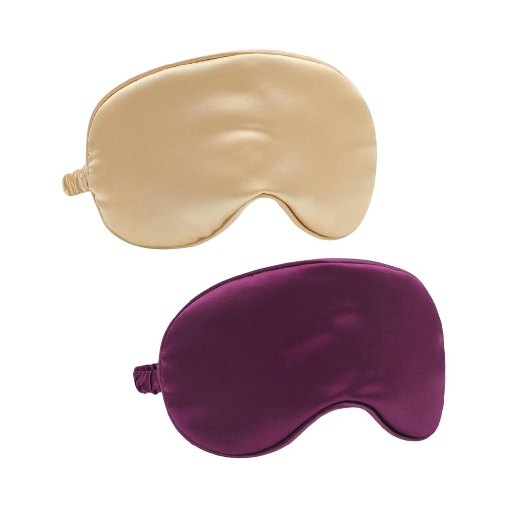 Sleep Mask Silk Blackouted Soft Travel Mask With Strap Sleep Eye Mask