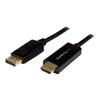 STARTECH.COM 1m DisplayPort To HDMI Adapter Cable - M/M - 4K - Black