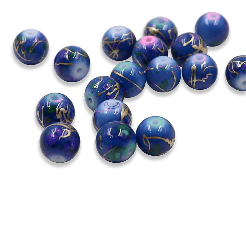 In Stock 8mm Round Backing Crystal/Lampwork & Glass Beads Color CHART for Teeth Grillz Decoration