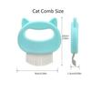 3 Pcs Cat Dog Comb Pet Hair Grooming Massage Comb, Cat Dog Hair Shedding Brush Pet Shell Comb for Removing Matted Tangled Fur and Loose Hair