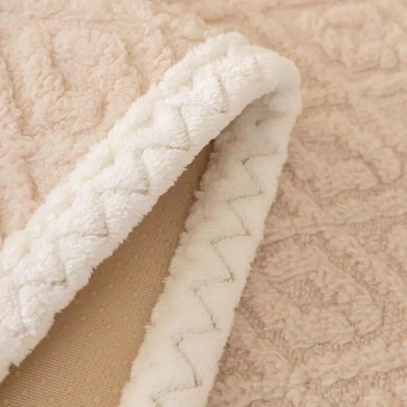 Зимний чехол для дивана с защитой от кошачьих царапин, толстый супермягкий бархатный плюшевый диван-полотенце, секционные L-образные чехлы для диванов для гостиной