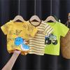 2025 Cotton Children Top for Summer 0-4Y Baby Clothes Cartoon Bears Graphic T Shirts Boys Wear Tees Kids Girls Clothes