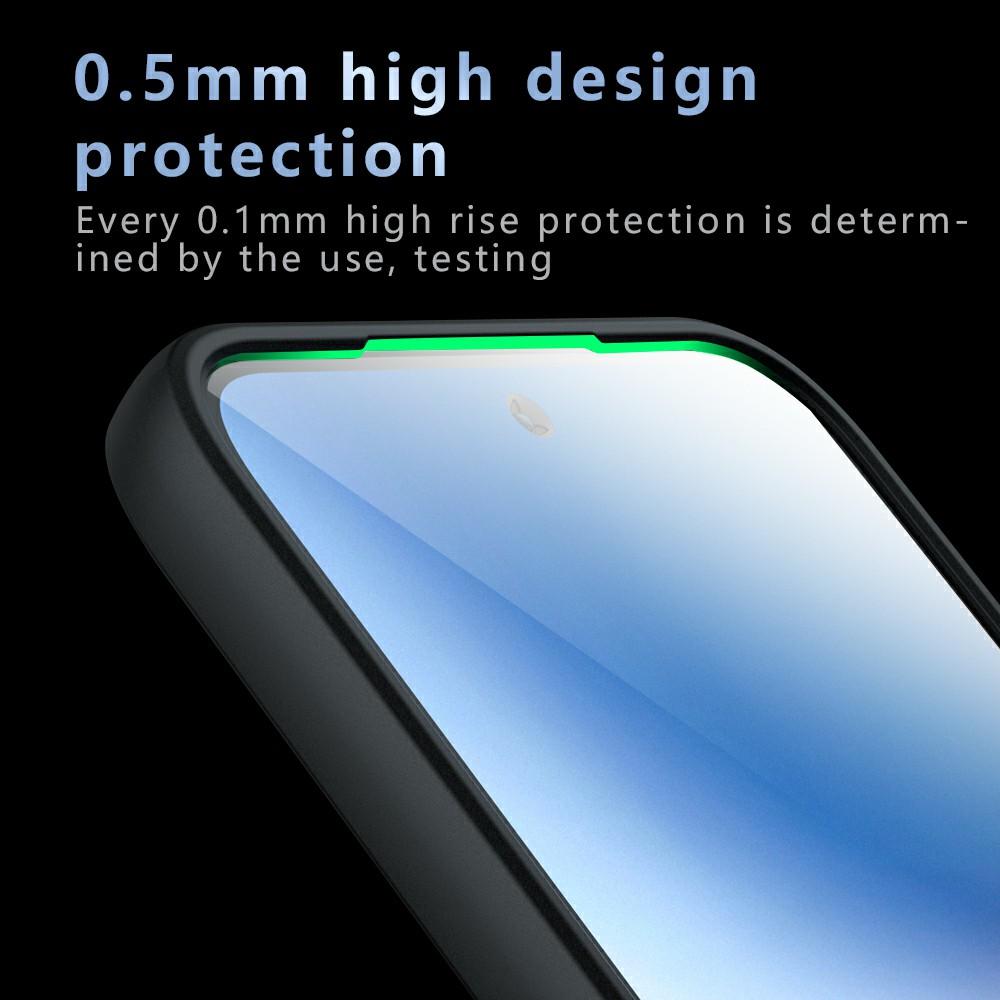 For Xiaomi Redmi Turbo 4 Pro 5G/Poco F7 5G Case Skin-Touch TPU + PC Matte Phone Back Cover, Transparent Black