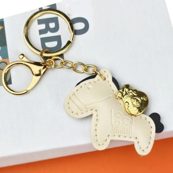 Подвеска-брелок в виде лошади, компактный мини-брелок, ручная работа, шарм в виде лошади из искусственной кожи, аксессуары для сумок, кошельков, рюкзаков