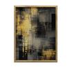 Industrial Minimalism: Shades of Silver and Gold Industrial Minimalism: Shades of Silver and Gold, 40X50 Cm, Gold Aluminum Frame, Matte Paper 230