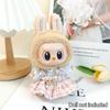 For 17cm Labubu Doll Clothes Fashion Clothes Hoodies Doll Clothes Color Match Hoodies Dolls Accessories Cute Decoration Little Cloths