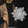 2024 Luxury Rotating Snowflake Brooch: Trendy & Versatile Accessory for Suits