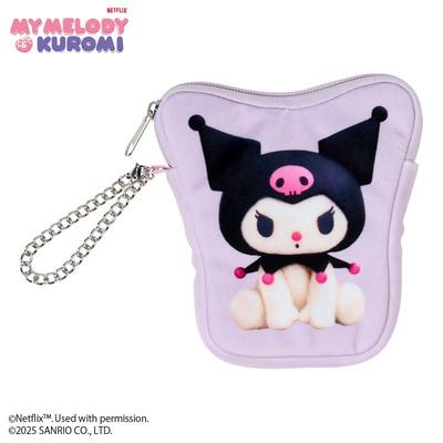 Sanrio KUROMI Чехол для проездного ( Оригинальное аниме Netflix My Melody & KUROMI )