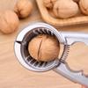 Heavy Duty Walnut Cracker with Walnut Non-Slip Handle Plier Clip Tool