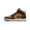 Детские кроссовки Air 1 Mid SE PS Earth Tone Коричневые темно-шоколадные Crimson-Bliss DC7249-200