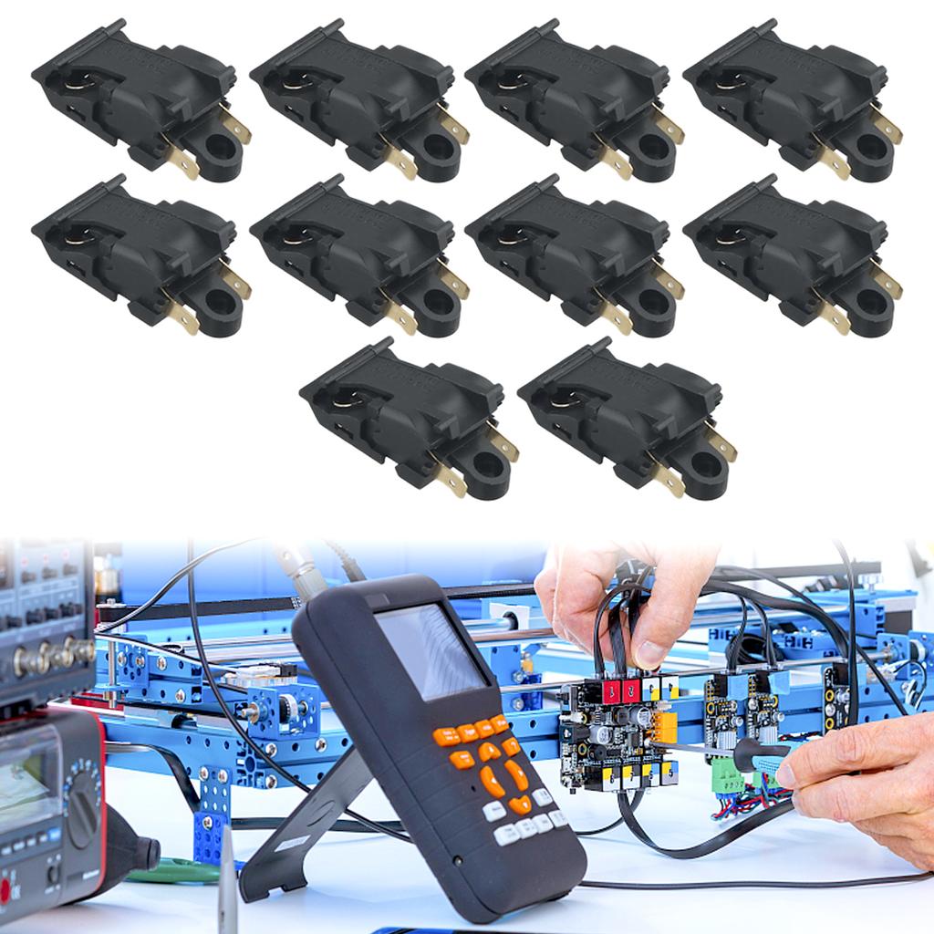 Black Electric Kettle Switch Thermostat Control XE3 JB01E 16A Quantity of 10