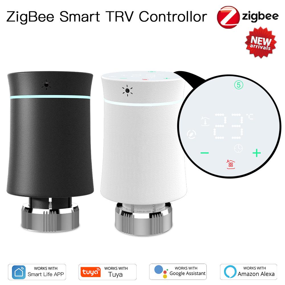 Умный термостатический клапан ZigBee с таймером и голосовым управлением