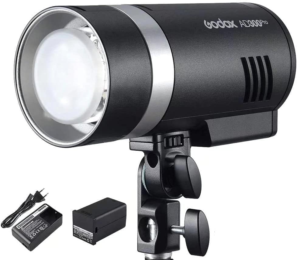 Авторизованный Godox AD300Pro Flash Strobe GTTL для студии 300 Вт 2-цветное моделирование Время перезарядки 300 Полная мощность Pop 12 Вт Регулируемая яркость [дилер Godox]