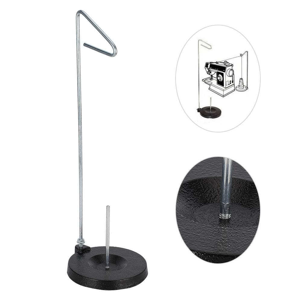 Металлическая стойка для катушек с одной нитью и устойчивым основанием, аксессуар для бытовой швейной машины