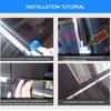 1Pcs Auto Front Rear Windshield Car Sealing Strip Noise Insulation Rain Visor Seal Strip