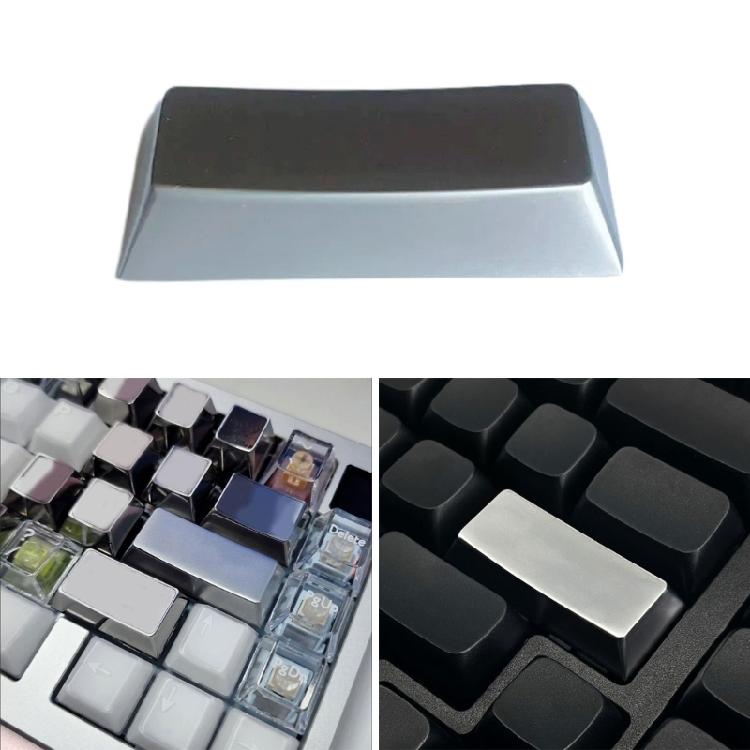 Enter Replacement Keycap, Zinc Alloy Constructions Silver Glossy Key Button for Computer Gaming Keyboards